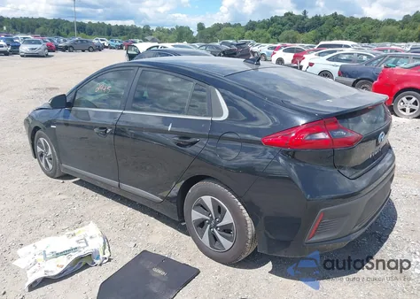 2018 Hyundai Ioniq Hybrid Sel from USA, damaged, VIN KMHC75LC4JU060560